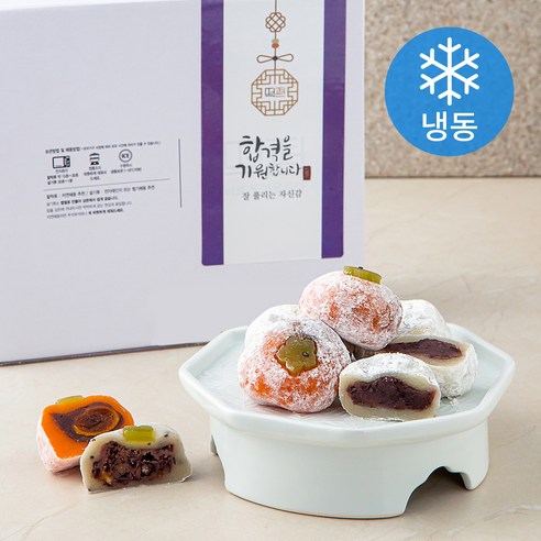 떡편 합격자신감 찹쌀떡 3종 (냉동), 1080g, 1세트