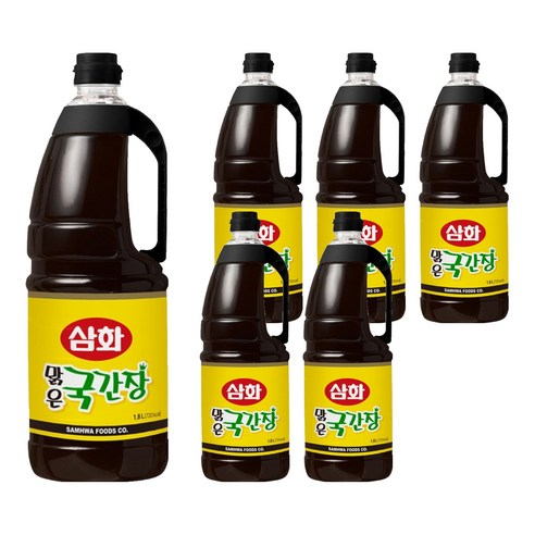삼화 맑은 국간장, 1.8L, 6개