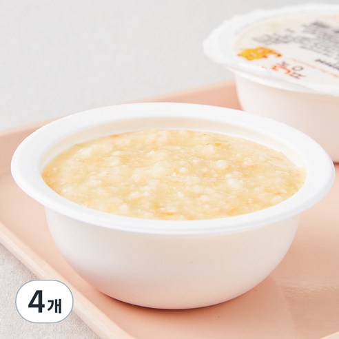 짱죽 중기 8개월 부터 이유식 죽, 맑은연두부, 200g, 4개