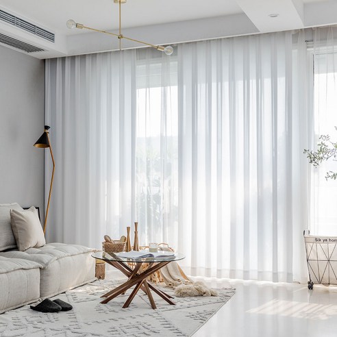 햇살은 은은하게, 사생활은 확실하게 지켜주는 차르르 쉬폰 커튼