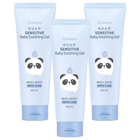 베비언스 세상순한 센서티브 베이비 수딩젤, 200ml, 3개