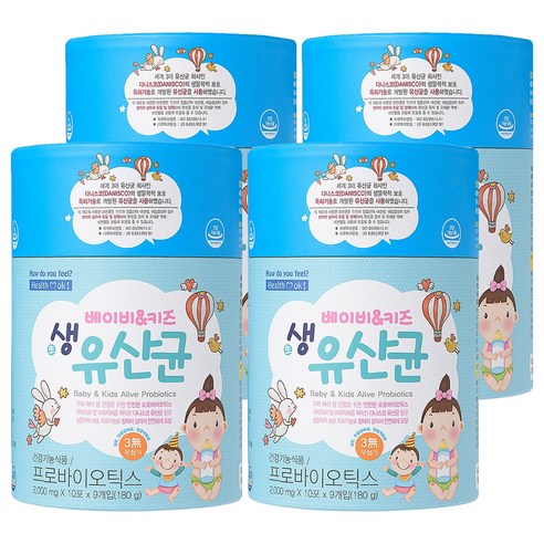 헬퍼장 베이비 앤 키즈 생유산균, 2g, 360개
