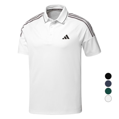 아디다스 남성용 골프 반팔 폴로 티셔츠 3ST SS POLO
