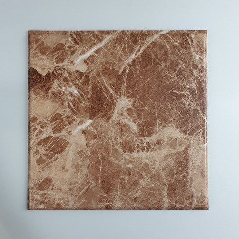 꾸미 접착식 마블 폼타일 28 x 28 cm, 리얼브라운, 40개