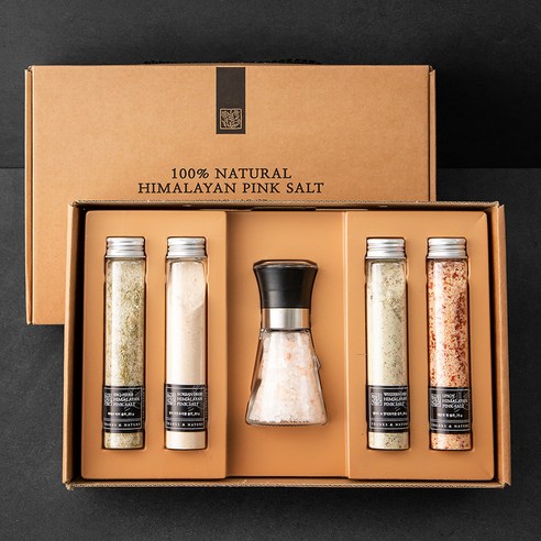 히말라야의 순수함을 담은 특별한 선물, 쌩스네이처 핑크솔트 세트