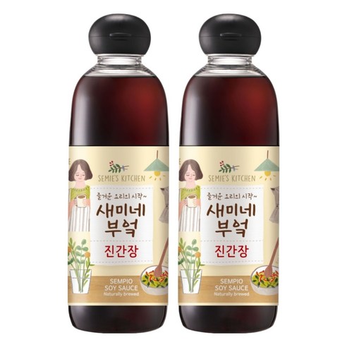 새미네부엌 진간장, 830ml, 2개