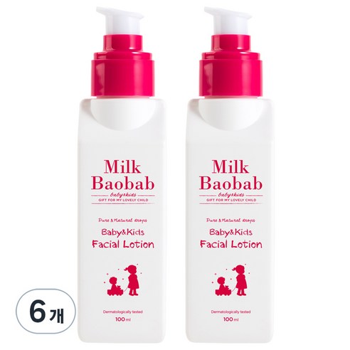 비오클라쎄 밀크바오밥 베이비&키즈 페이셜 로션, 100ml, 6개