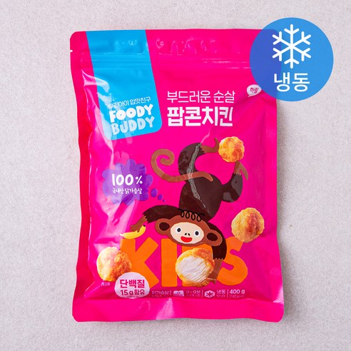 푸디버디 순살 팝콘치킨 (냉동), 400g, 1개