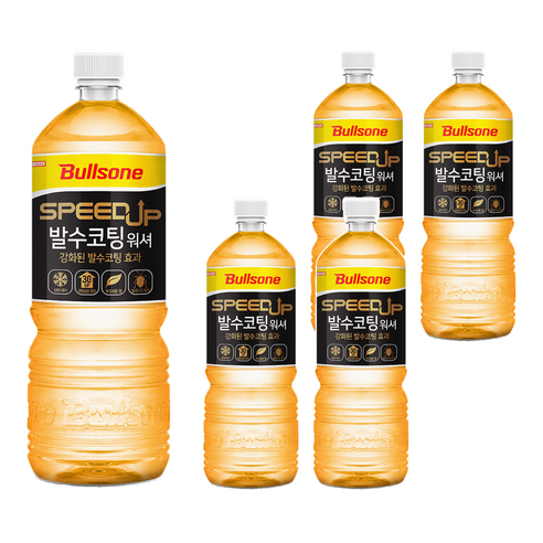 불스원 스피드업 발수코팅 워셔, 1.8L, 5개