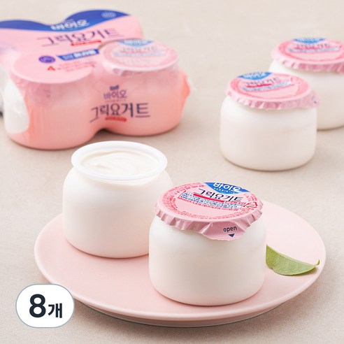 바이오 PROBIOTIC 그릭요거트 후르츠 베리믹스, 320g, 8개