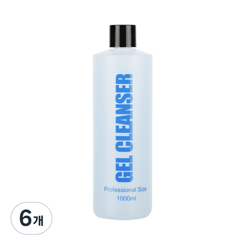 젤네일 매니큐어 젤클렌저, 1000ml, 6개