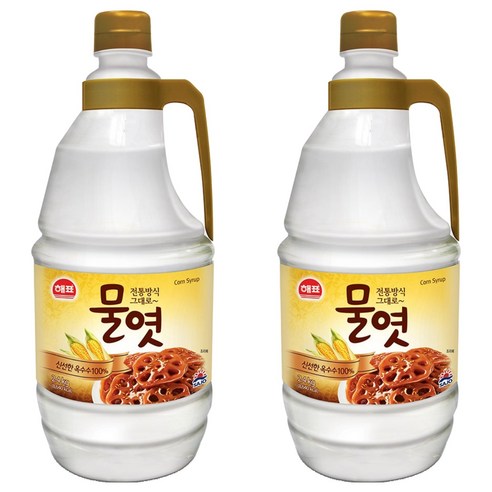 해표 물엿, 2.4kg, 2개
