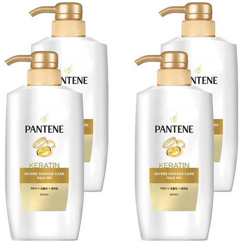 팬틴 케라틴 극손상케어 컨디셔너, 750ml, 4개
