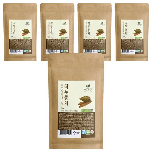 자연담은티 유기농마루 유기농 작두콩차, 5개, 70g, 1개입