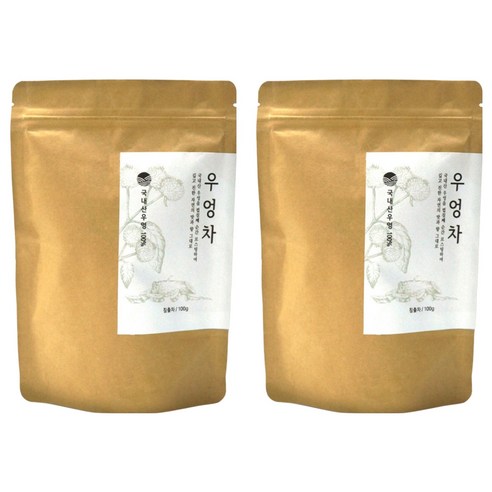 자연지애 볶은 우엉차, 100g, 1개입, 2개