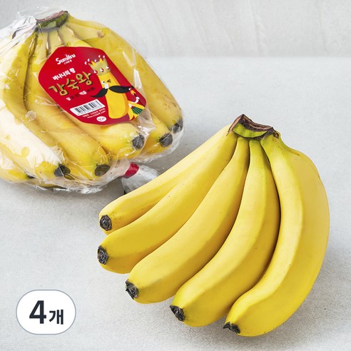 스미후루 감숙왕 바나나, 1.2kg 내외, 4개