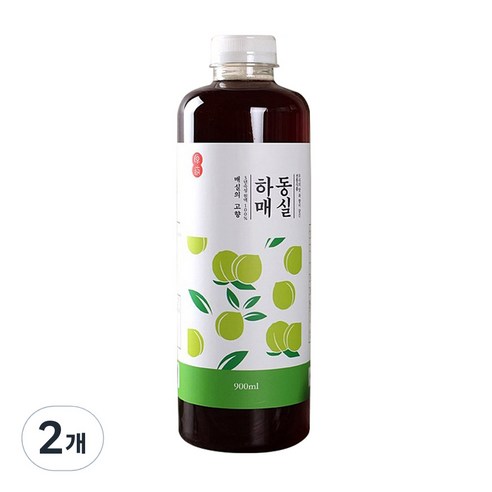 하동 매실원액, 900ml, 2개