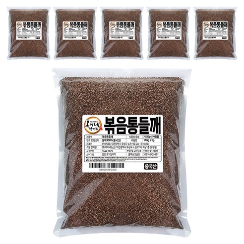 복이네먹거리 볶음 통들깨, 110g, 6개