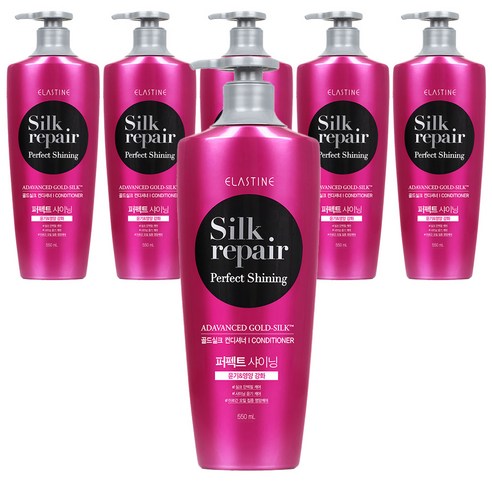 엘라스틴 실크리페어 골드실크 퍼펙트 샤이닝 컨디셔너, 550ml, 6개