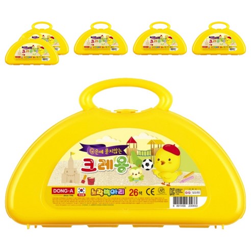 동아 노랑병아리 크레용, 26색, 6개
