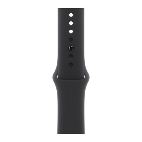 Apple 스마트워치 스포츠 밴드, 블랙, 46mm, S/M, 1개