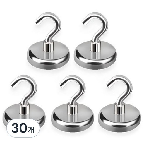 다다 초강력 네오디움 고리자석 25mm, 30개