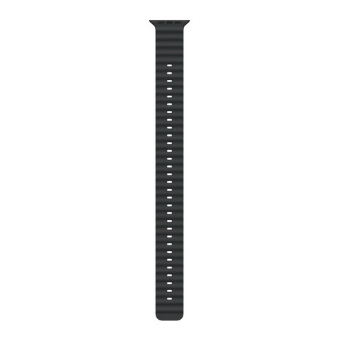 Apple 정품 2024 애플워치 오션밴드 익스텐션, 블랙/내추럴 티타늄, 1개, 49mm, One Size