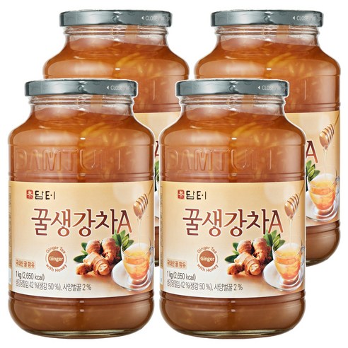 담터 꿀생강차A, 1kg, 1개입, 4개