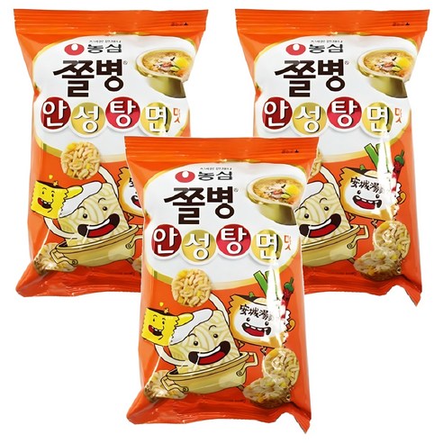 쫄병스낵 안성탕면맛, 77g, 3개