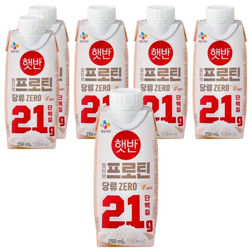 얼티브 프로틴 쌀밥맛, 250ml, 6개