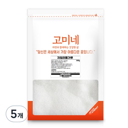 고미네 핀란드산 자일리톨가루, 300g, 5개