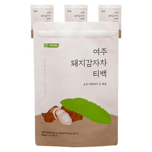 자연지인 여주돼지감자차티백, 1g, 50개입, 4개