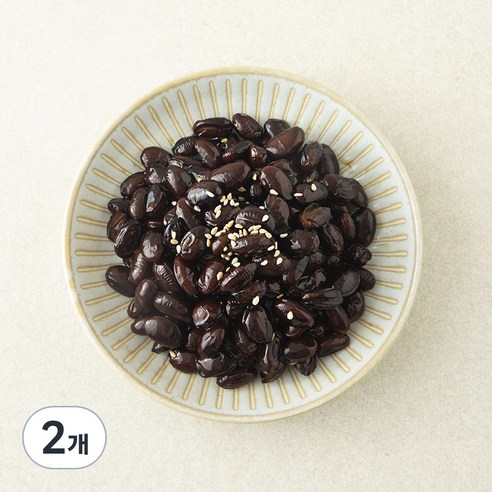 집반찬연구소 검은콩조림, 400g, 2개