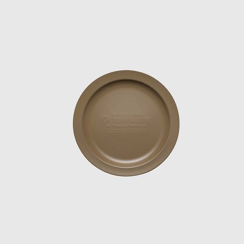 ThousWinds 캠핑 디너 플레이트, 샌드, 1개