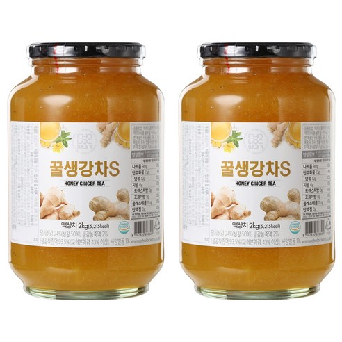 초록원 꿀생강차 S, 2kg, 1개입, 2개