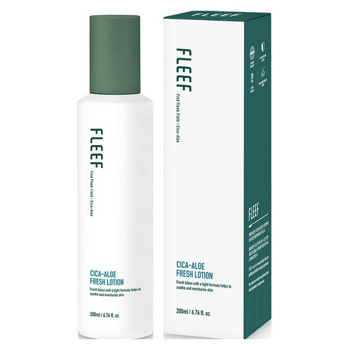 플리프 시카 알로에 약산성 프레쉬 로션, 200ml, 1개 
남성화장품