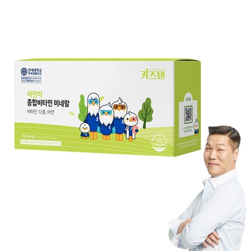 연세 키즈텐 어린이 종합비타민 미네랄 90p, 225g, 1개