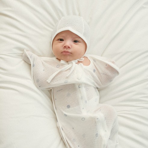 말랑하니 스와들 속싸개 메쉬 S, 아기에게 꿀잠을 선물하세요.