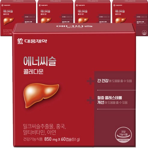 대웅제약 에너씨슬 콜레다운, 60개입, 5개