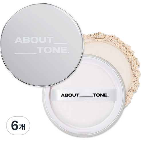 어바웃톤 더 블러 피니시 파우더 10g, 6개, 스킨