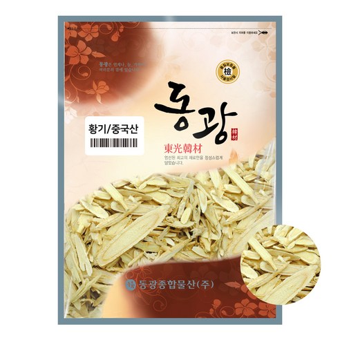 동광 황기 한차재료 절3, 600g, 1개