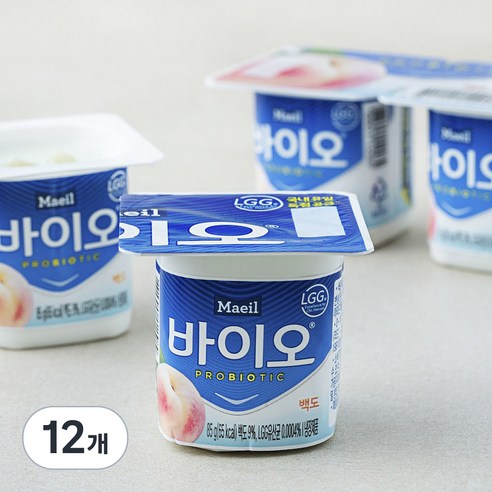 매일바이오 백도 요거트, 85g, 4개입, 3개