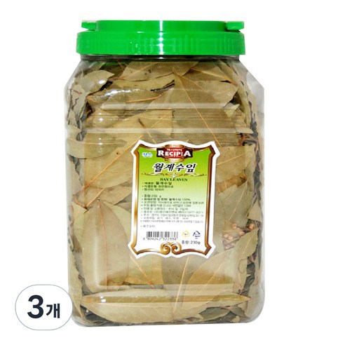 청은 월계수잎, 230g, 3개