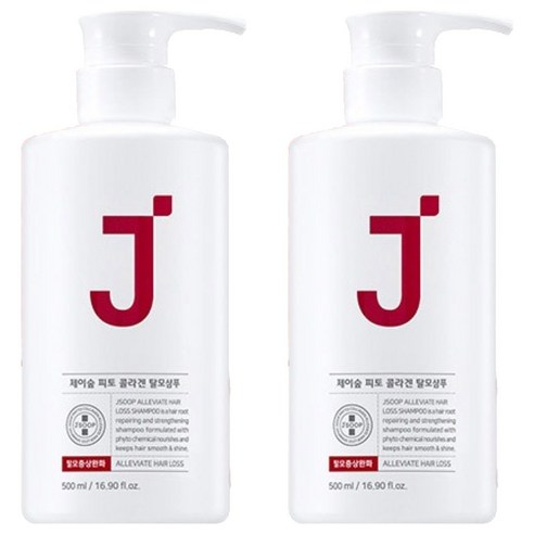 제이숲 레드제이 피토 콜라겐 탈모샴푸 프레쉬 허브 플로럴향, 500ml, 2개