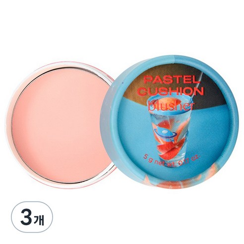 fmgt 파스텔 쿠션 블러셔 5g, 06 피치사워, 3개