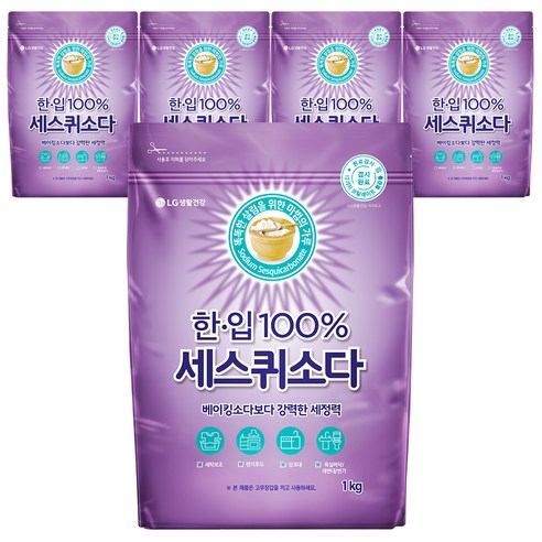 한입 세스퀴소다 세제, 1kg, 1개