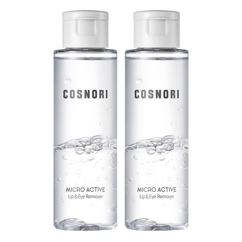 코스노리 마이크로 액티브 립앤아이 리무버, 100ml, 2개