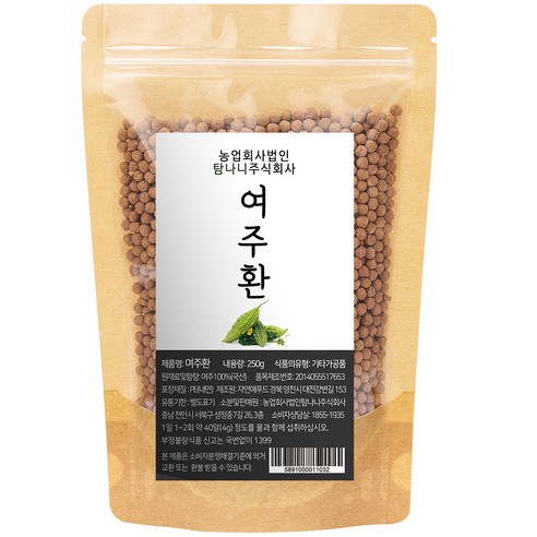 탐나니 국산 햇여주 100% 여주환 500g, 1개