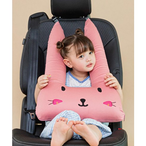 안전과 편안함을 한 번에! 캥거루루 아동용 메모리폼 루띠쿠션 안전벨트 인형