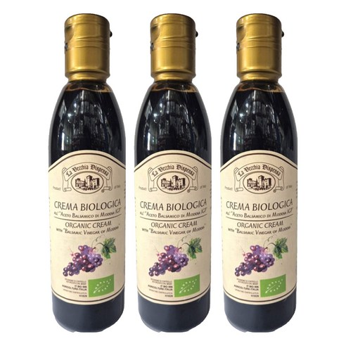 라베키아 유기농 발사믹 크림, 3개, 250ml